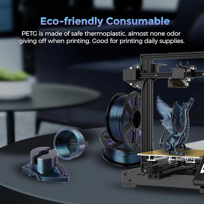 FLASHFORGE PETG Filament 1.75mm, Chameleon Color Shift 3D Printer Filament - Image 5