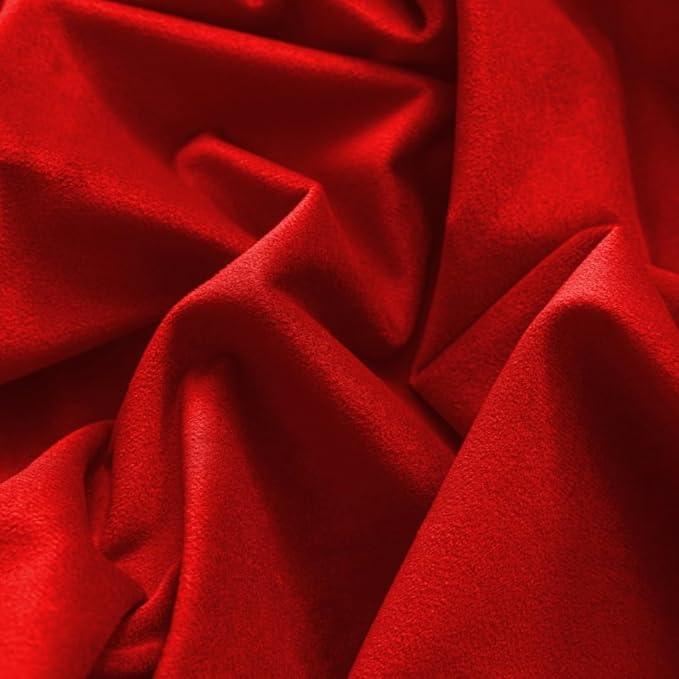 F-CHU Small Square Tablecloth 36 x 36 Inch Velvet Christmas Table Cloth Solid - Image 5