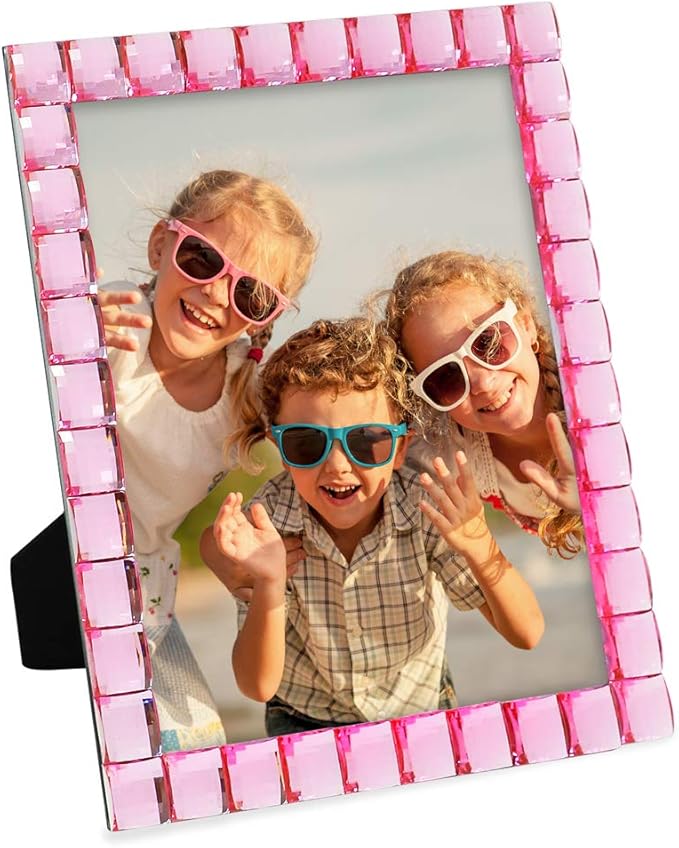 Isaac Jacobs Decorative Sparkling Jewel Picture Frame, Photo Display & Home - Image 5