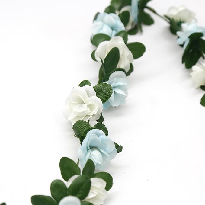 12 PCS 98.4 FT Artificial Flower Garland Rose Garland - Image 3