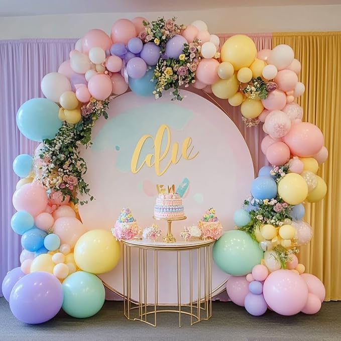 Bezente Pastel Balloons Latex Party Balloons, 100 Pack 12 inch Round Helium - Image 7