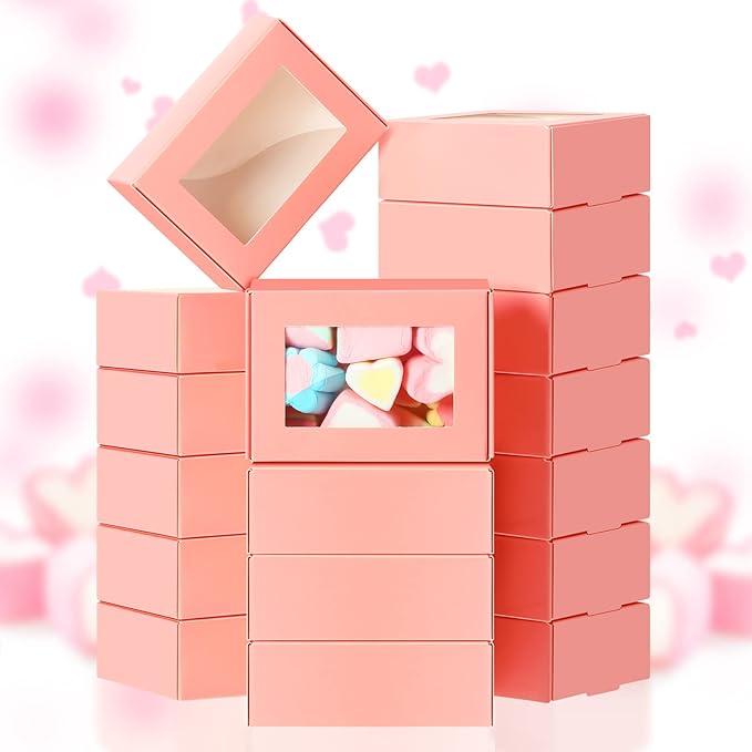 Zonon 30 Pcs Soap Boxes for Homemade Packaging, Mini Kraft Treat Boxes by Zonon