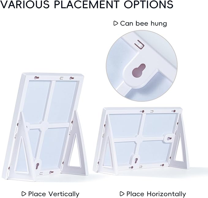 2 pcs Magnetic Dry Erase Board White Board, 8.3'' x 5.8'', Small Stand-Up or - Image 6
