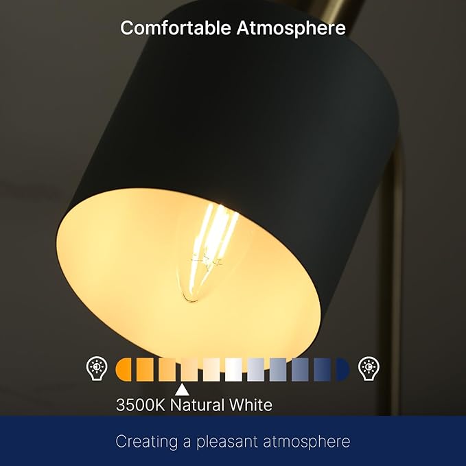 FLSNT 60W Equivalent LED Chandelier Light Bulbs, Dimmable LED B11 E12 - Image 6