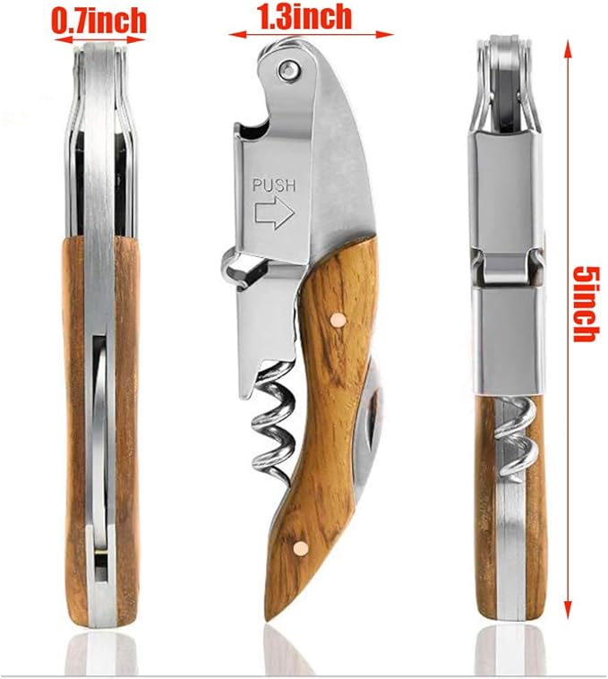 Professional Waiter Corkscrew Wine Key - Image 4
