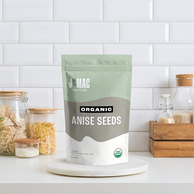 J Mac Botanicals Organic Anise Seeds Certified USDA Organic. Whole aniseed - Image 4