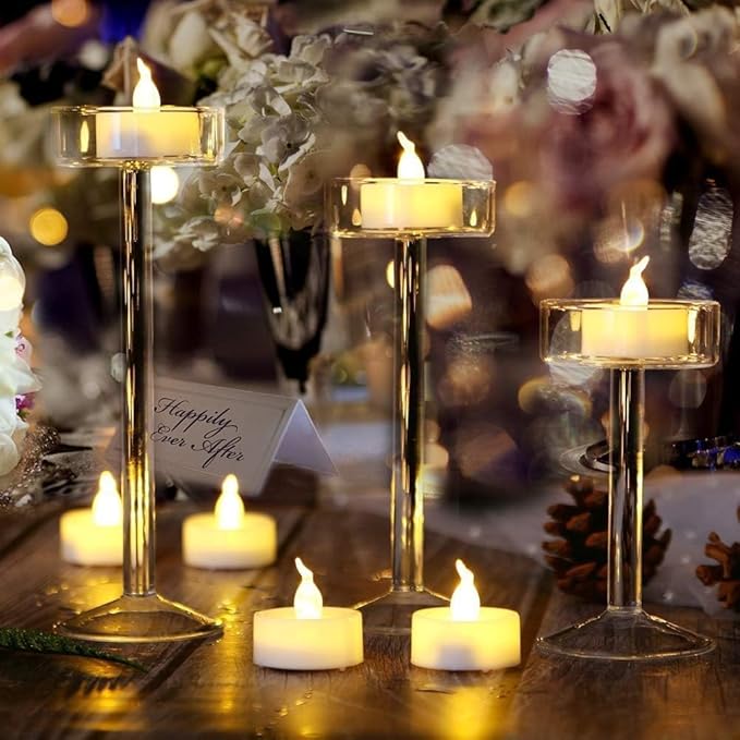 LED Tea Lights Candles- 50PACK Flameless Candles Realistic and Bright - Image 6