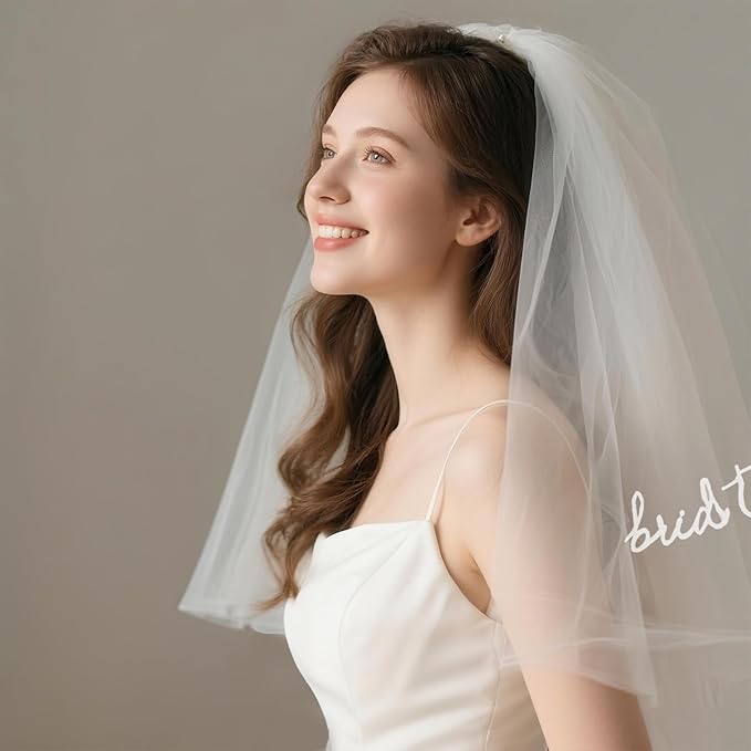 Prometheism Bride to Be Veil Hair Accessories - Image 2