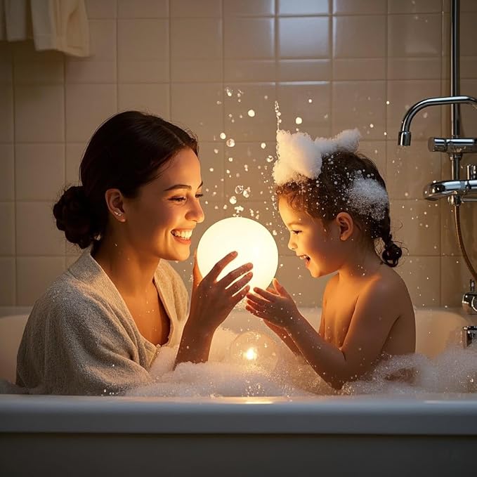 LED Ball Light, 6-inch Glowing Orb Light, Rechargeable Globe Lamp, Dimmable - Image 6