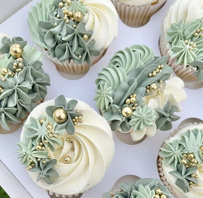 4 in 1 Super Gold Pearl Sugar Sprinkles 6 oz, 4 sizes Candy Pearls Ideal - Image 5