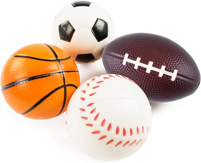 Super Z Outlet Mini Foam Sports Balls 24 Pack - Image 2