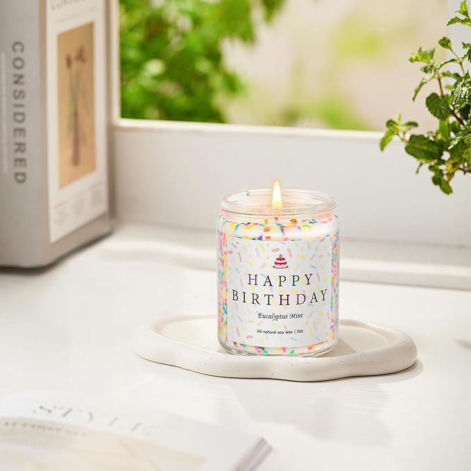 Happy Birthday Candles Set, 4 Pack Birthday Candle Gifts - Image 4
