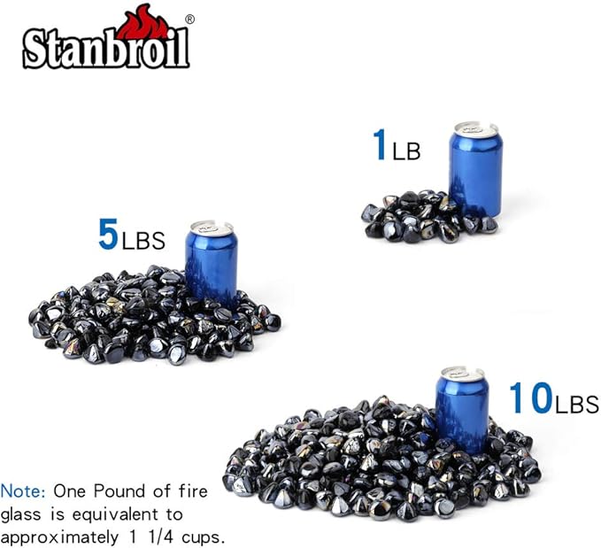 Stanbroil 10-Pound Fire Glass Diamonds - Image 3