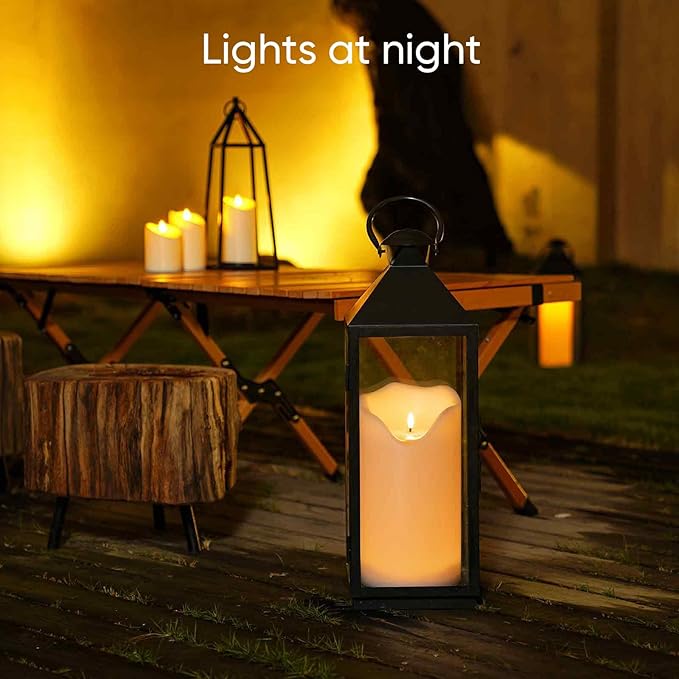 Homemory 6.3" x 12" Extra Large Outdoor Waterproof Candle - Image 6
