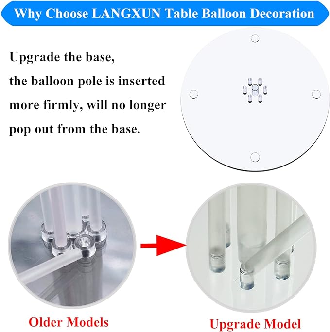 LANGXUN 28" Height Table Balloon Stand Kit - Image 5