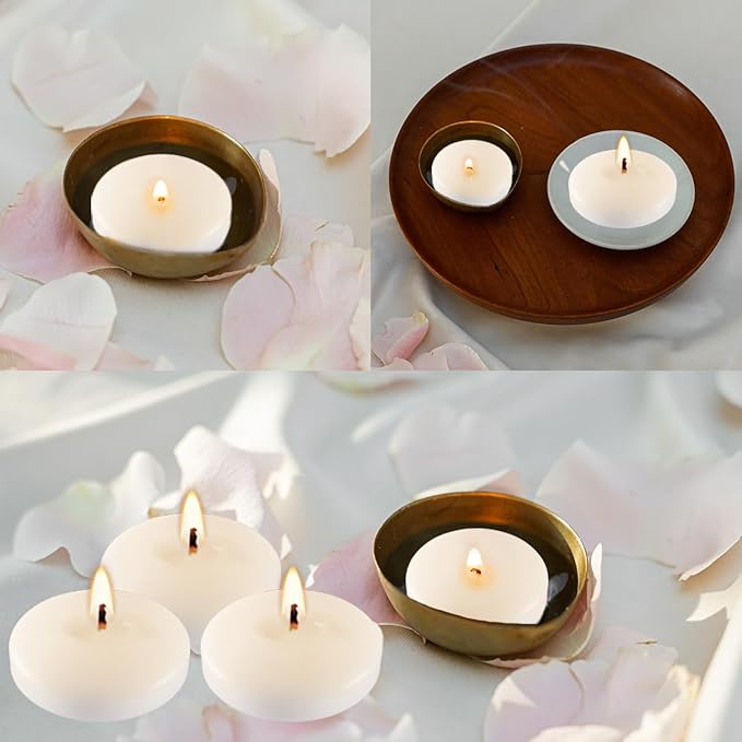 24 Pack Floating Candles, Smoke-Free and odorless, Burning continuously - Image 3