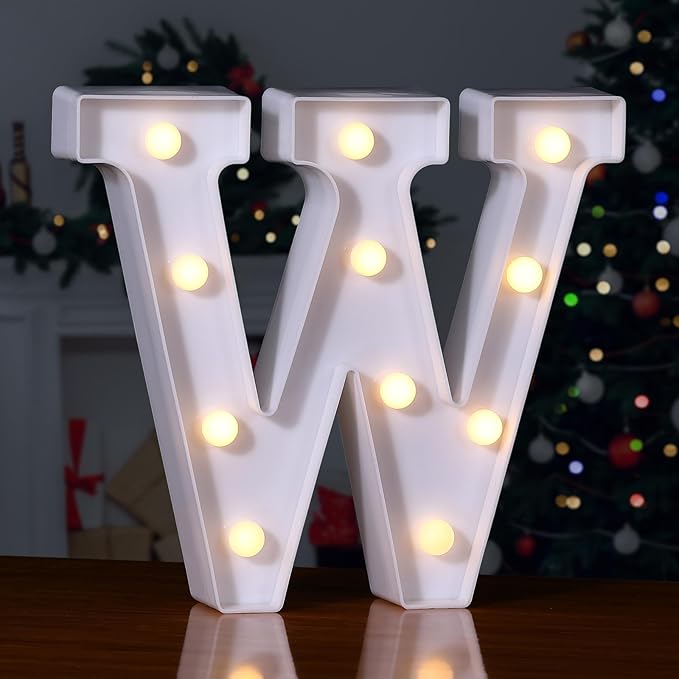 Foaky LED Letter Lights Sign Marquee Light Up Letters Sign by Foaky