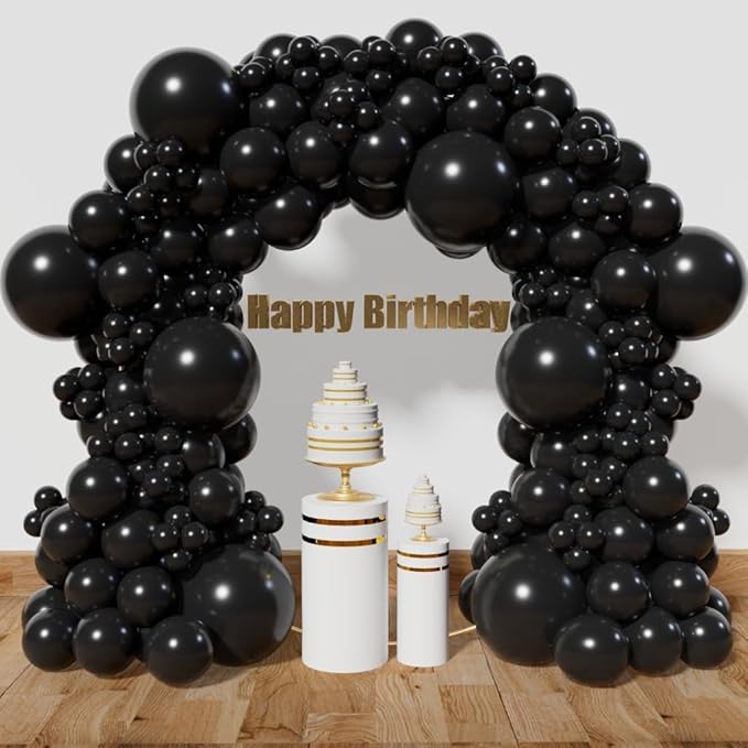 KAWKALSH Black Balloon Arch Kit 111Pcs 18 12 5 Inch Latex Party Balloons Garland by %E7%AB%8B%E5%8D%B3%E8%B4%AD%E4%B9%B0