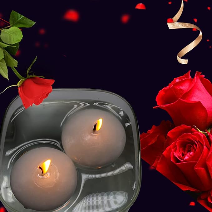 24 Pack Floating Candles, Smoke-Free and odorless, Burning continuously - Image 5