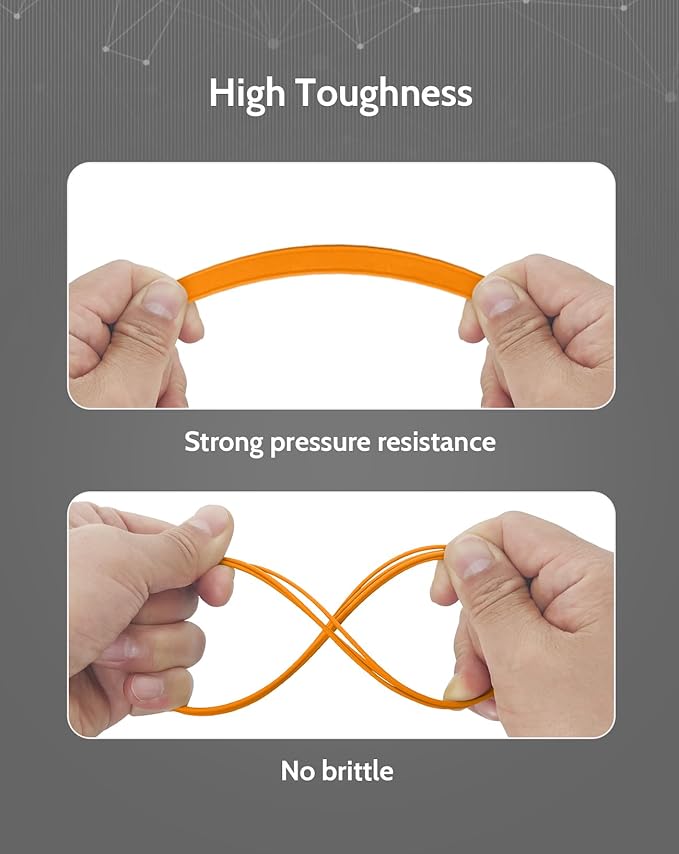 DURAMIC 3D PLA+ Filament 1.75mm 1Kg Orange, PLA Plus Filament 1Kg Spool Tougher - Image 2