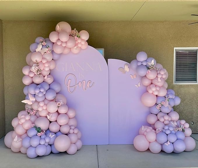 Bezente Pastel Purple Latex Party Balloons - Image 7