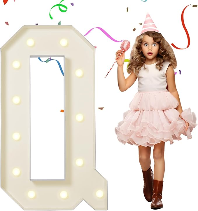 eufony Marquee Letters 4 Feet Tall, 4 FT Marquee Light Up Letters, Giant Light by eufony