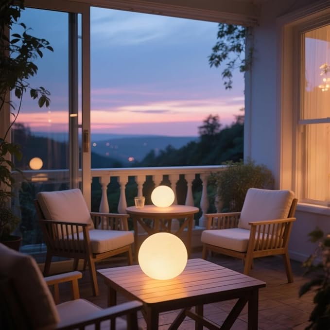 LED Night Light Ball Globe Lamp - Image 4