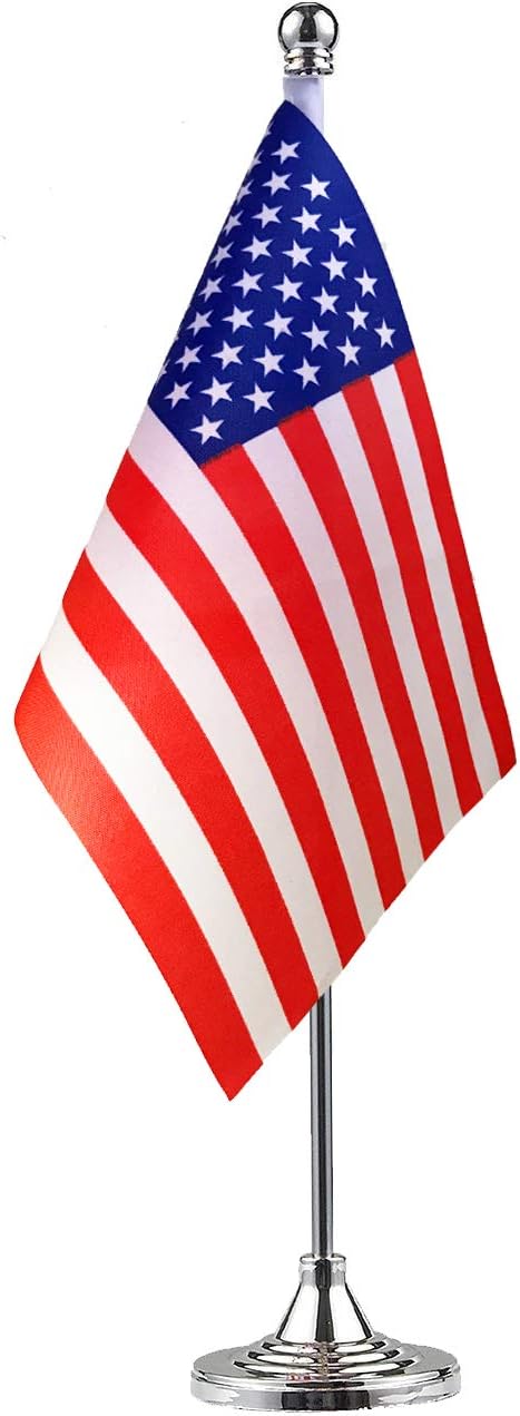 American USA US Table Flag, Office Desk Flag, International World Country Flags by GentleGirl