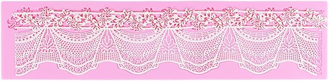 Embossing Lace Fondant Molds, Flower Cake Lace Molds, Silicone Molds by FYZ+Brothers