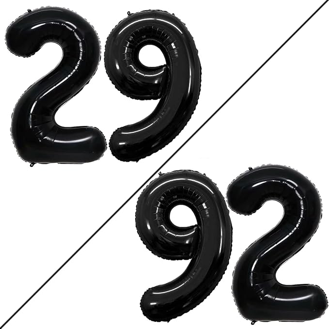 GOER Number 29 Balloons for 29th Birthday Party Decorations, 42 Inch Jumbo Foil by GOER