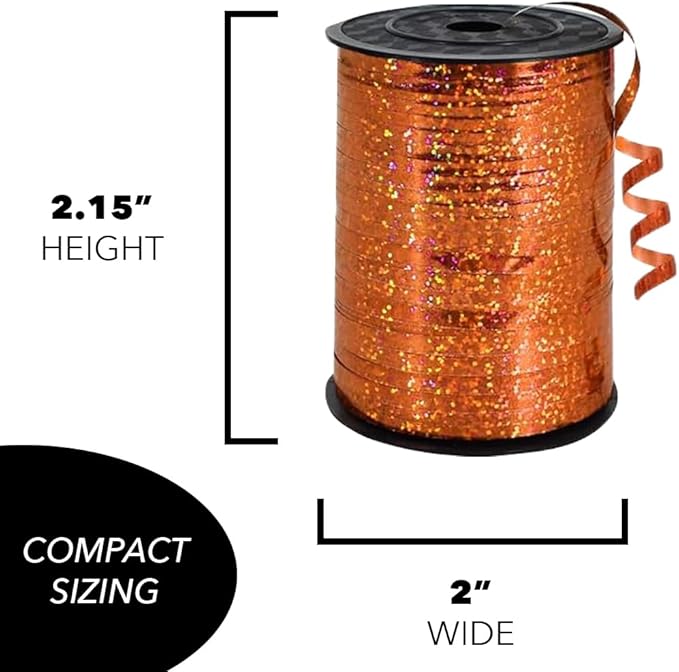GIFTEXPRESS 12 Rolls Glitter Curling Ribbons Assortment - Image 2