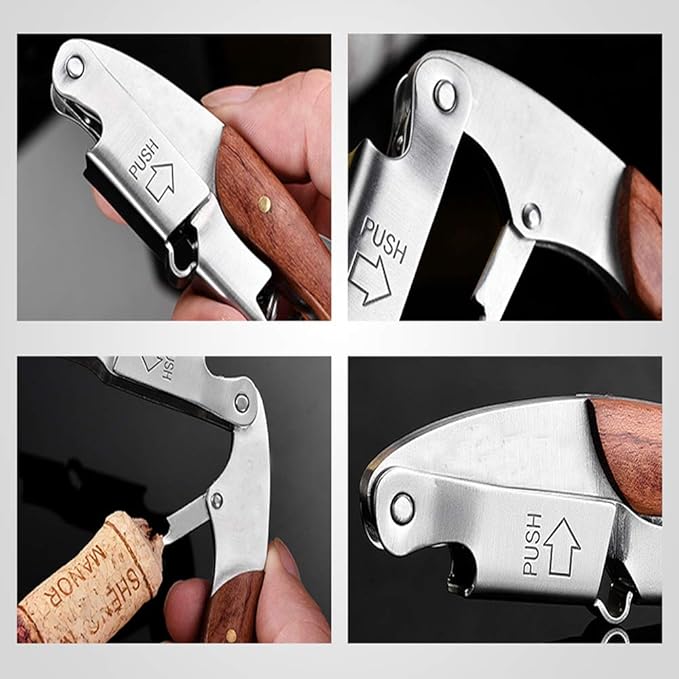 Professional Waiter Corkscrew Wine Key - Image 5