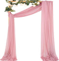 MLMC Dusty Rose Wedding Arch Draping Fabric 1 Panel 29" x 20 FT Extra Long by MLMC