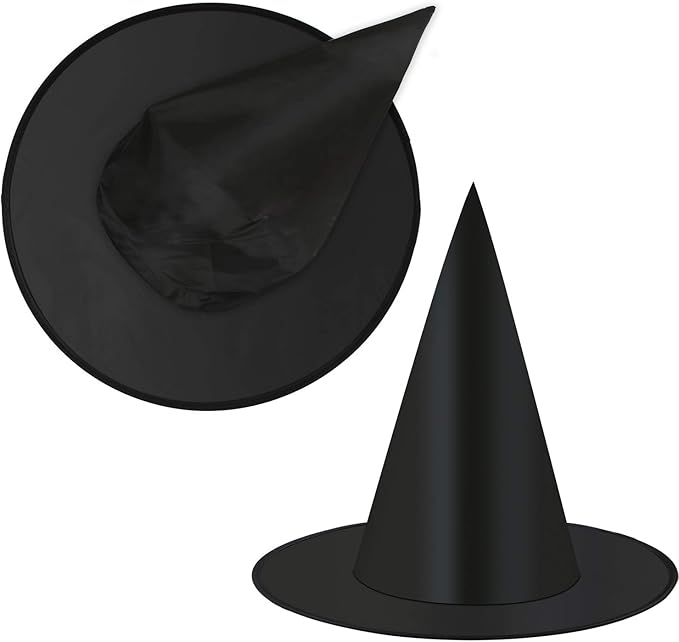Elcoho 10 Pack Halloween Costume Witch Hat Accessory - Image 2