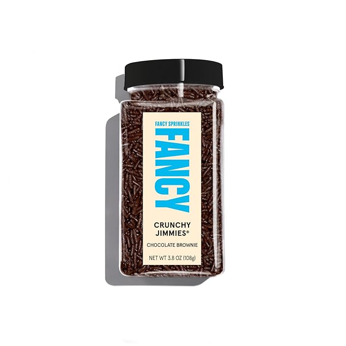 Fancy Sprinkles Chocolate Jimmies Crunchy Sprinkles, Real Sugar, - Image 3