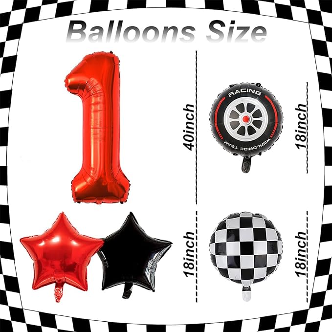 Race Car Birthday Party Decorations - Image 7