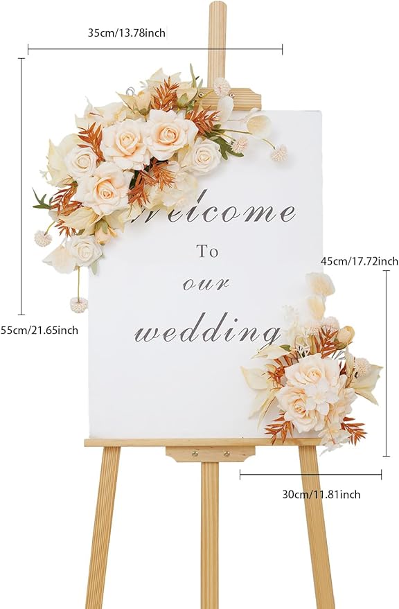 Pack of 2 Faux Flowers, Wedding Arch Flowers, Wisteria Hanging Flowers - Image 5