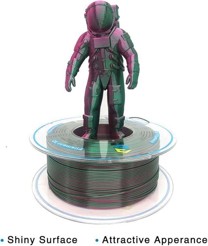 YOUSU Silk PLA Filament 1.75mm 3D Printer Filament Coextrusion Filament Dual - Image 3