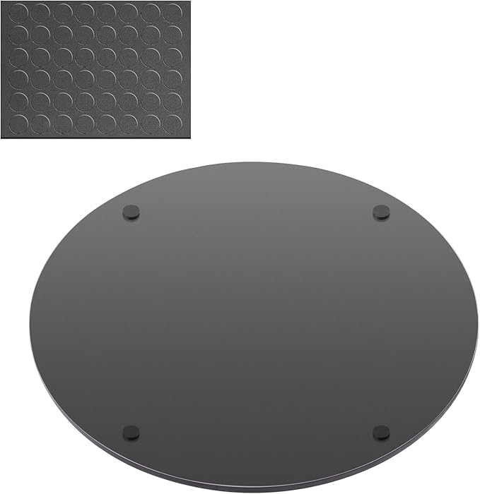 12" Mirror Centerpieces, 2mm Glass Mirror Plates, Mirror Tray, - Image 4
