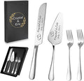 Personalized Wedding Cake Knife and Server Set, Custom Names Cake Cutting Set by Unknown