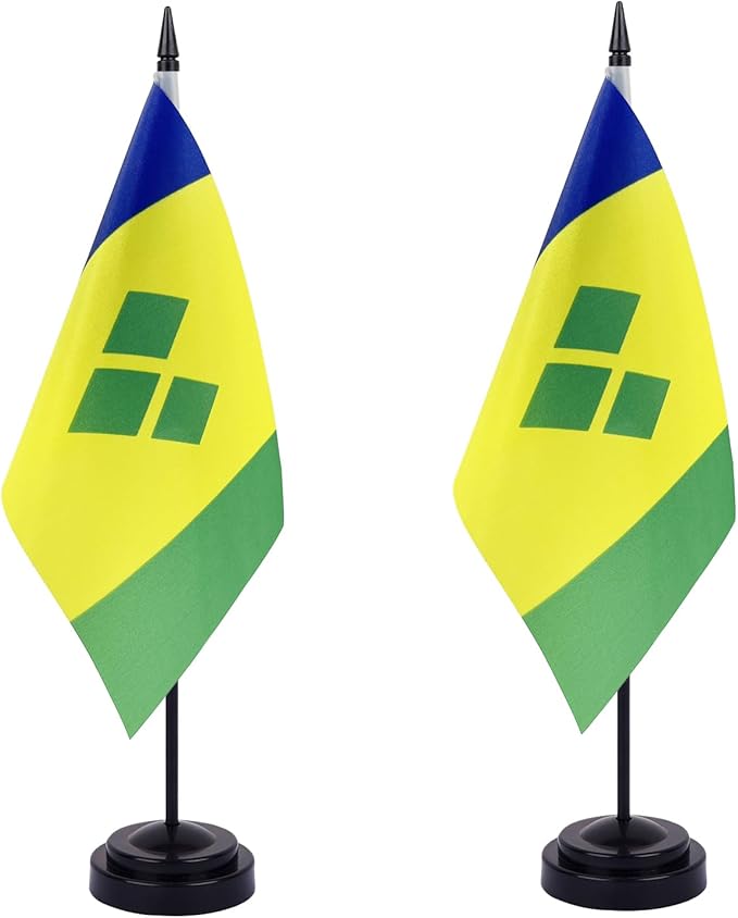 WXTWK 2 Pack Saint Vincent and the Grenadines Flag Saint Vincent and the by WXTWK