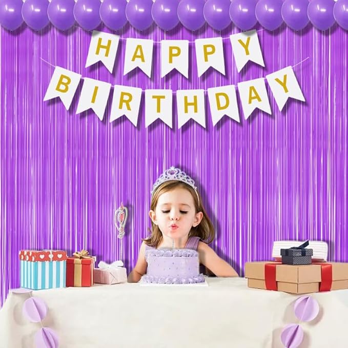 BRAVESHINE Tinsel Photo Backdrop Curtains - Image 4
