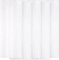 5 Pack White Fringe Foil Curtain 3.2ft x 8.2ft Tinsel Backdrop Streamers by Ohiyoo
