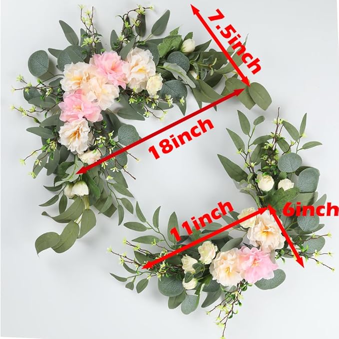 H&W 2pcs Artificial Wedding Arch Flowers - Image 7
