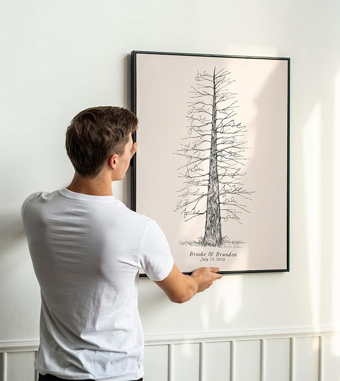 Guestbook Tree Signature Pine Tree - Image 6