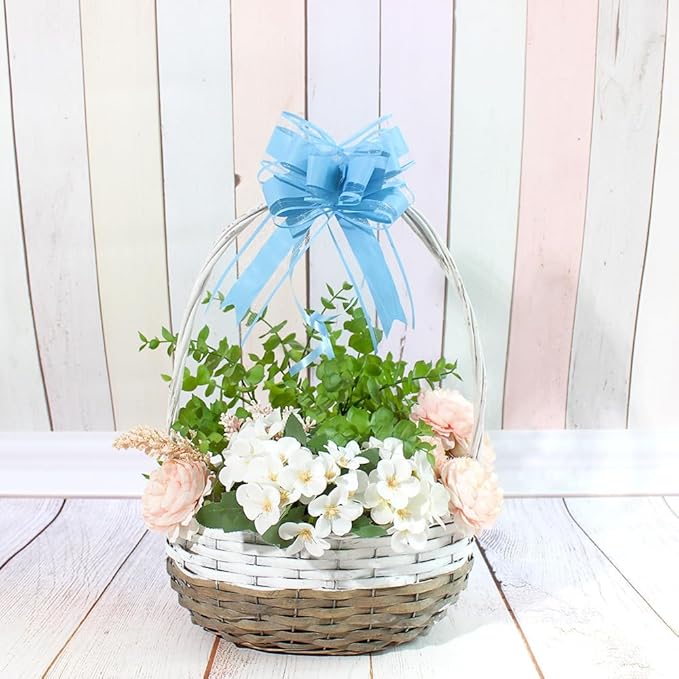 WEWILUCK Gift Wrap Bows Big, Flower Bouquet, Pull Bows - Image 4