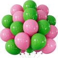 Pink and Green Balloons by Adeyoo
