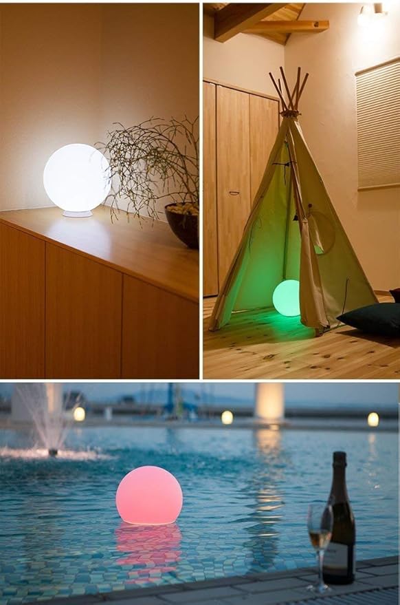 Mr.Go 8-inch Ultra-Fun LED Glowing Ball Light w/Remote, RGB Color Changing - Image 5