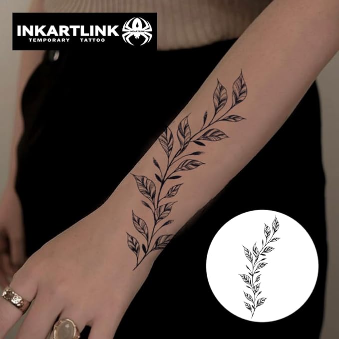 INKARTLINK Tattoo Tech, 2 Sheets Large Semi Permanent Tattoo, Temporary Tattoos - Image 2