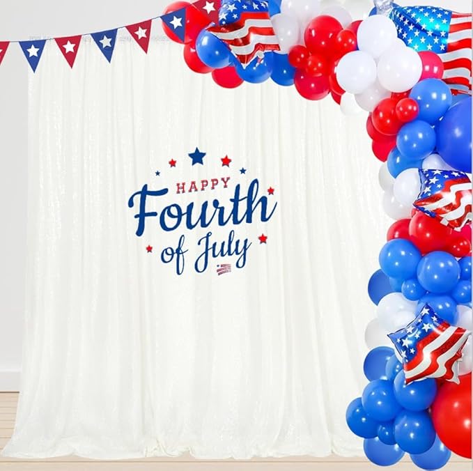 PartyDelight Sequin Backdrop Iridescent 6FTx6FT - Image 2